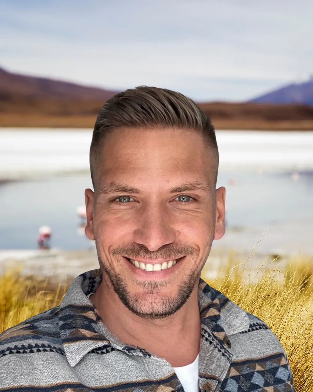 Daniel auf dem Altiplano in Bolivien