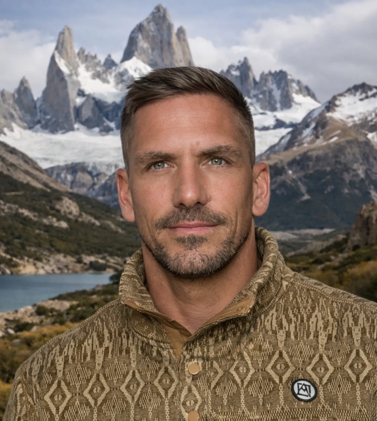 Daniel am Fitz Roy in Patagonien