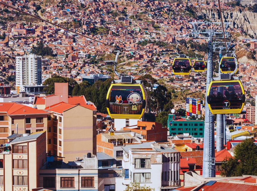 La Paz Sehenswürdigkeiten - Seilbahn
