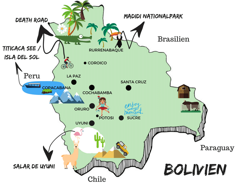 Backpacking in Bolivien