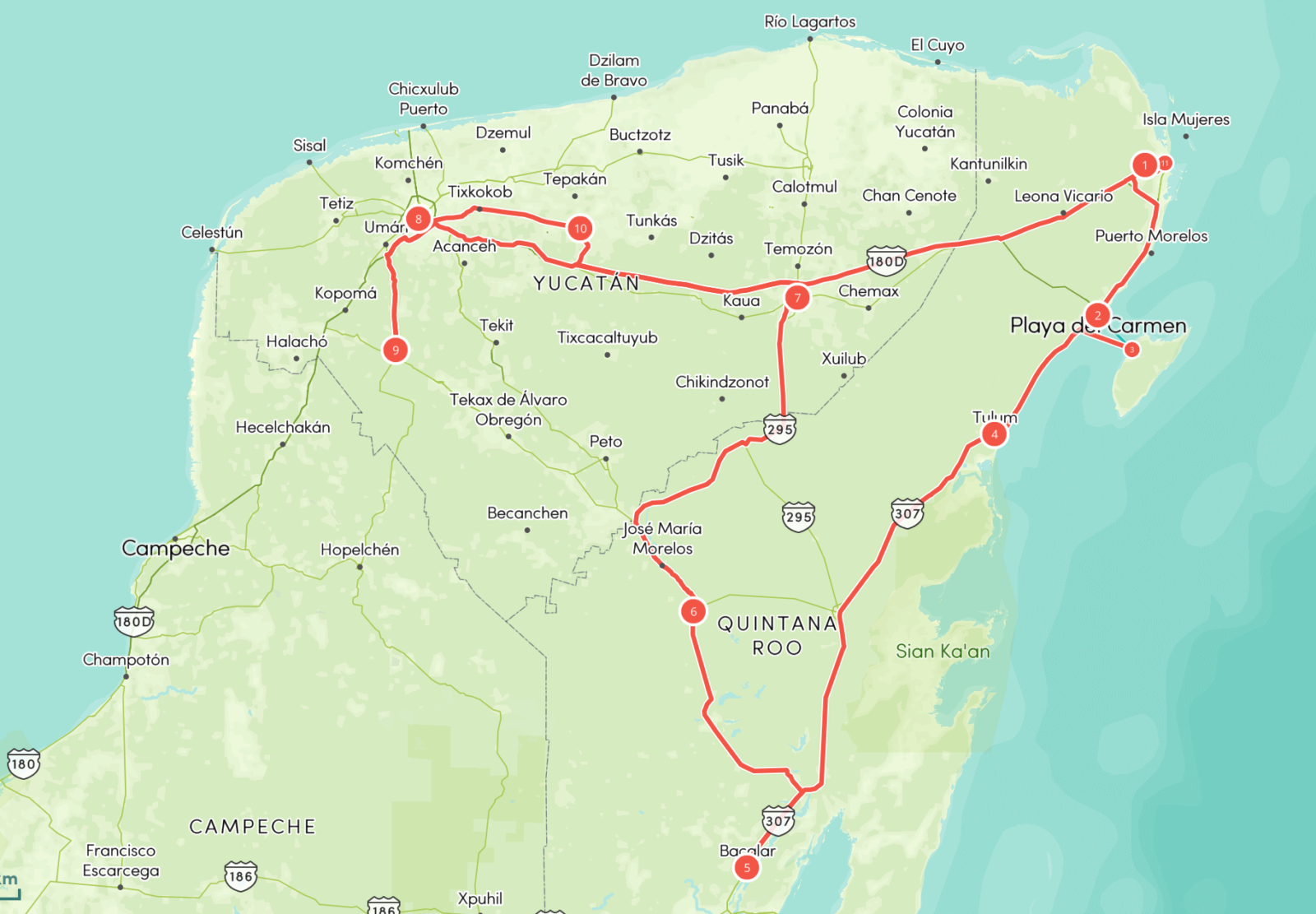 Yucatan Rundreise - Unterwegs auf den Spuren der Maya