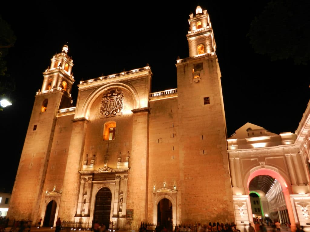 Mexiko Sehenswürdigkeiten - Merida Catedral