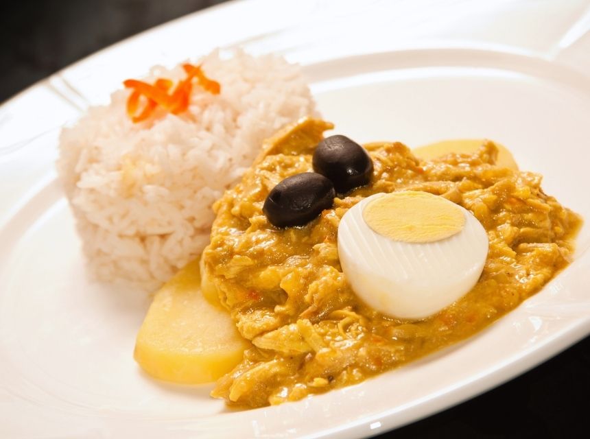 Essen Suedamerika Aji de Gallina