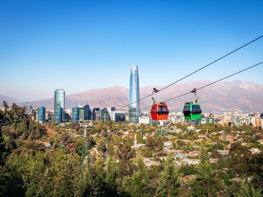 Santiago de Chile Sehenswürdigkeiten: Parque Metropolitana