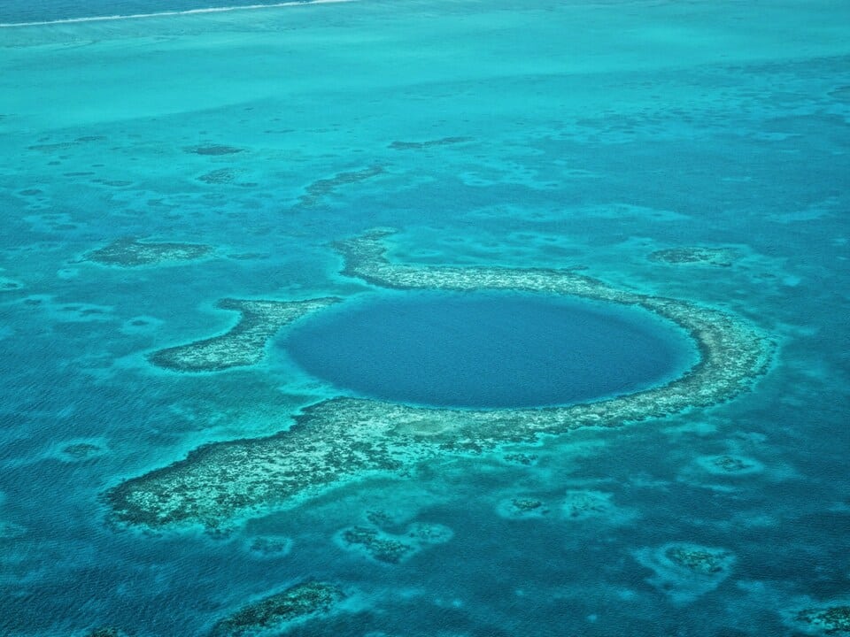 Belize Sehenswuerdigkeiten - Blue Hole